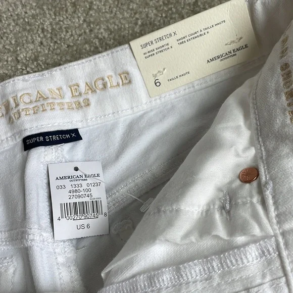 American Eagle Hi-Rise Shortie Jean Shorts - Picture 2 of 4